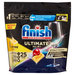 8002910063757Finish Tabs Ultimate All in One Limone 25pz