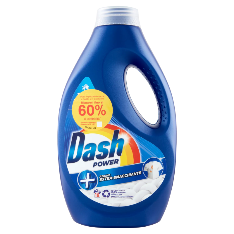 8006540685662Dash Liquido Lavatrice Power Azione Extra-Smacchiante 18 Misurini 900ml