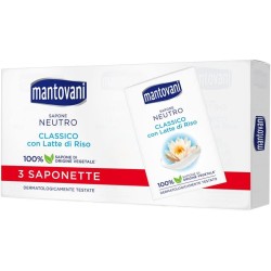 Mantovani Saponetta Neutra Classica Con Latte di Riso 3x90gr