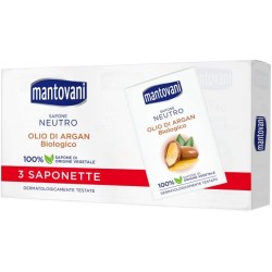 8002340017801Mantovani Saponetta Olio di Argan 3x90gr