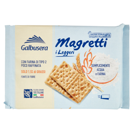 8002190002378Galbusera Magretti I Leggeri 12x31,6gr