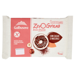 8002190006277Galbusera Zero Grano Con Cacao E Nocciole 6x36,7gr