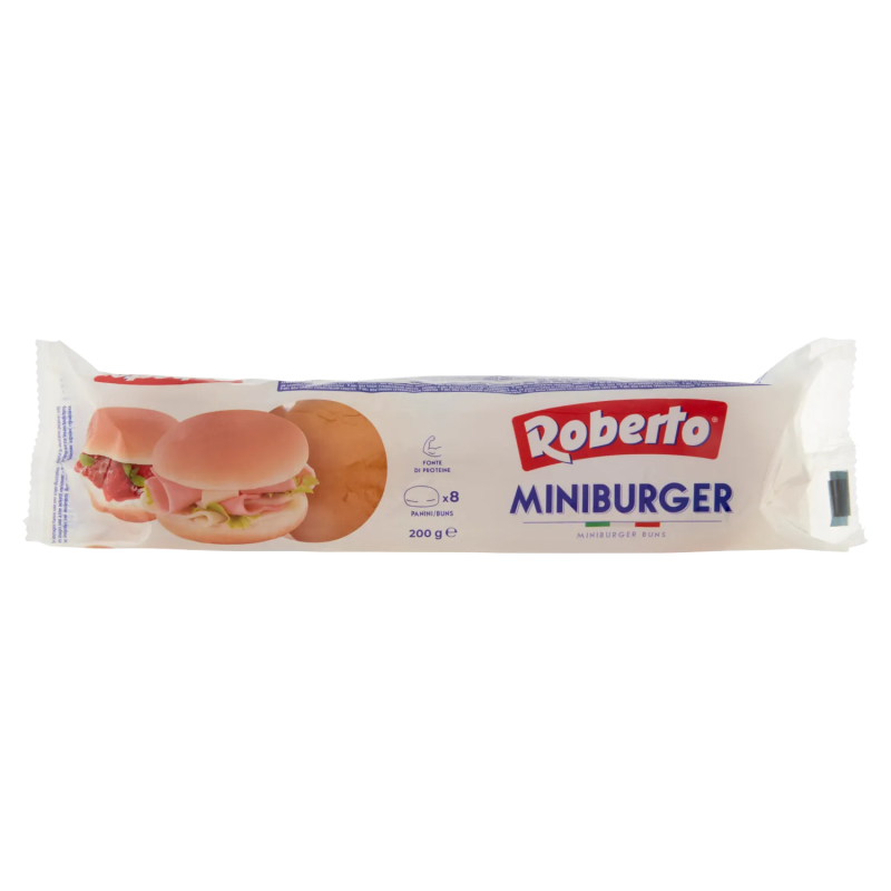 8003490044570Roberto Pane Mini Hamburger 200gr