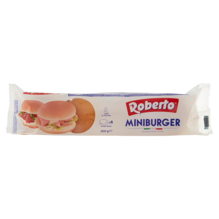 8003490044570Roberto Pane Mini Hamburger 200gr