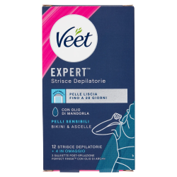 8056860829666Veet Expert Strisce Ascelle & Bikini 12pz