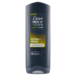 8710522394823Dove Men+Care Sport Care Active + Fresh Body, Face & Hair Wash 250ml