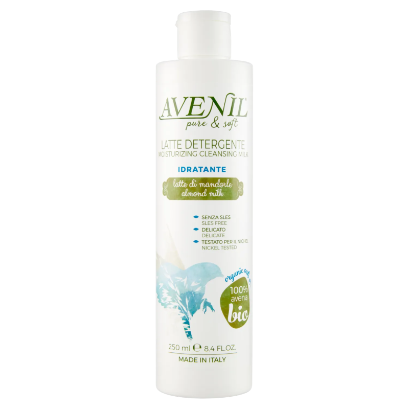 8057017220091Avenil Pure & Soft Latte Detergente Idratante Latte Di Mandorle 250ml 8057017220091Avenil Pure & Soft Latte Detergente Idratante Latte Di Mandorle 250ml