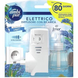 8006540269480Ambipur Elettrico Starter Kit Lenor Capri 1pz