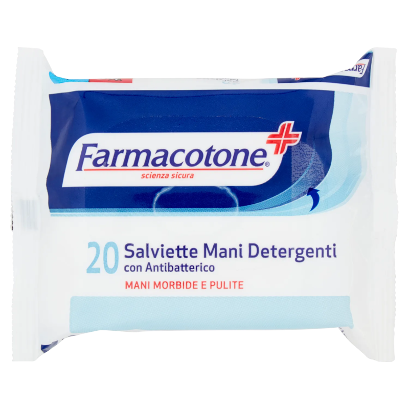 8003350550326Farmacotone Salviettine Mani Con Antibatterico 20pz