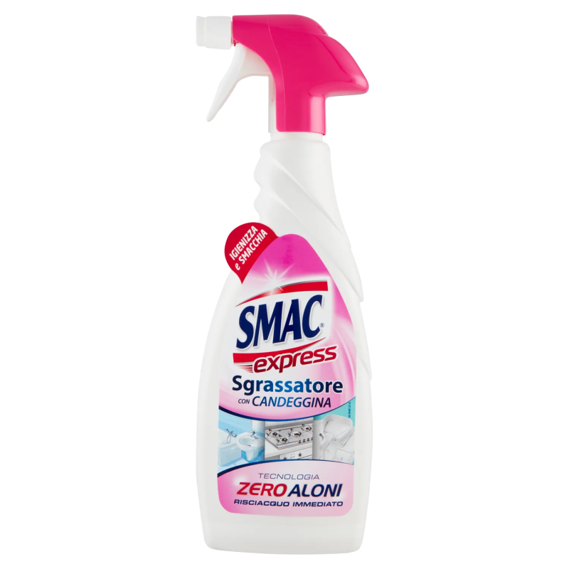 Smac Express Sgrassatore Con Candeggina Spray 650ml