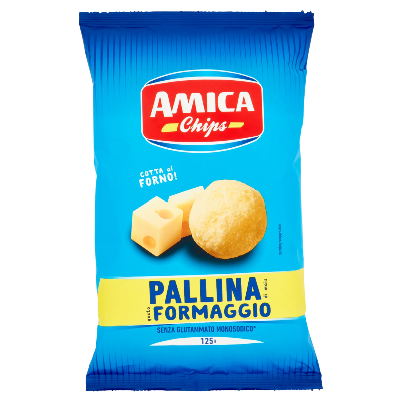 8008714006341Amica Chips Pallina Formaggio 125gr