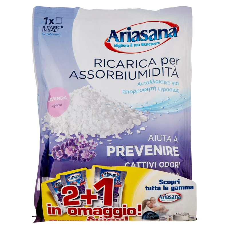 8004630921164 Ariasana Ricarica Lavanda 2+1 X 450gr 8004630921164 Ariasana Ricarica Lavanda 2+1 X 450gr