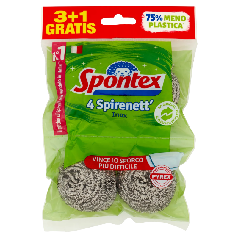 Spontex Spirinett' Inox 4pz