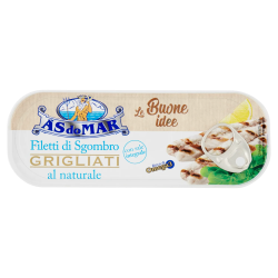 8003294531214As Do Mar Filetti di Sgombro Al Naturale 120gr