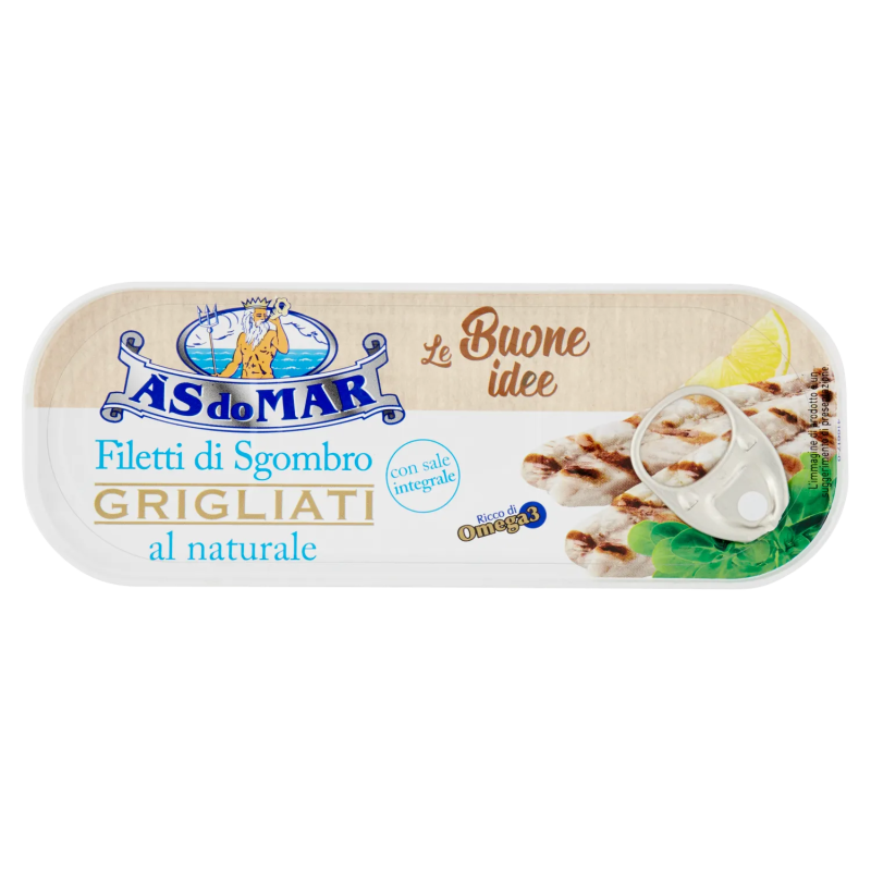 8003294531214As Do Mar Filetti di Sgombro Al Naturale 120gr 8003294531214As Do Mar Filetti di Sgombro Al Naturale 120gr