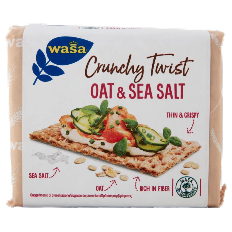 7300400482806Wasa Chruncy Twist Avena e Sale 265gr