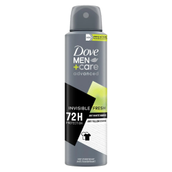 8720181284922Dove Deo Spray Advanced Men Invisible Fresh 150ml