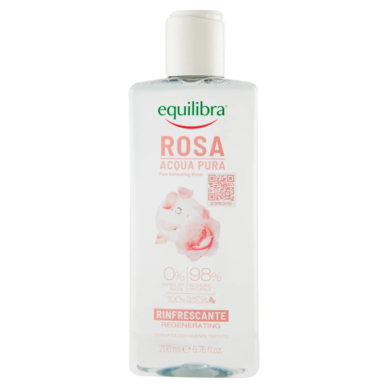 8000137016853Equilibra Rosa Acqua Pura Rinfrescante 200ml