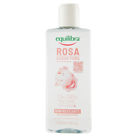 8000137016853Equilibra Rosa Acqua Pura Rinfrescante 200ml