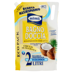 Mil Mil Bagno Doccia Eco Ricarica Cocco 2000ml