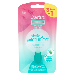 4027800427802Wilkinson My Intuition Quattro Smooth Sensitive Usa & Getta 3+1pz