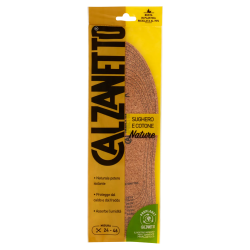 8004235008697 Calzanetto Suoletta Sughero E Cotone New 1pz