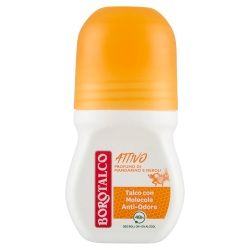 80895244Borotalco Deo Roll Attivo Arancio 50ml