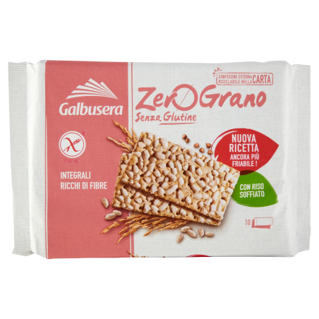 8002190002927Galbusera Zerograno Crackers Integrali 10x36gr