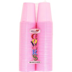 8008650024461Dopla Bicchieri Riutilizzabili Rosa 200ml 100pz