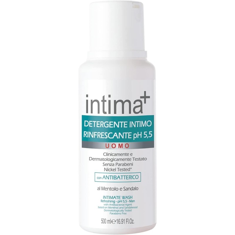 8029241107295Intima+ Detergente Intimo Uomo Rinfrescante Ph 5,5 500ml