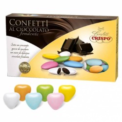 8005085705521Crispo Confetti al Cioccolato Fondente - Colori Assortiti 1000gr