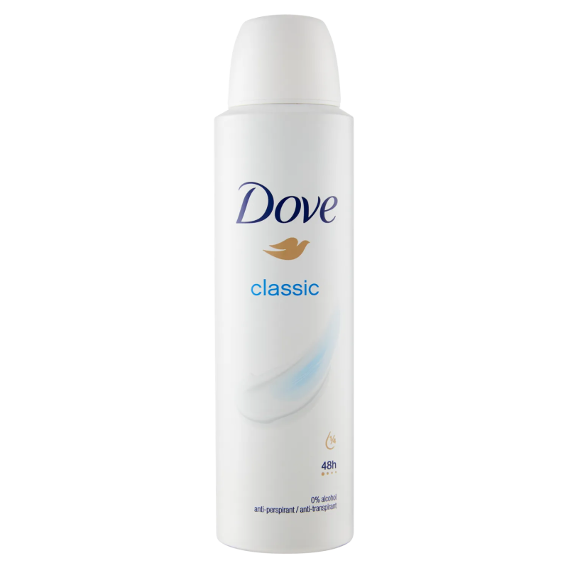 8720181286902Dove Deo Spray Classic 48h 150ml