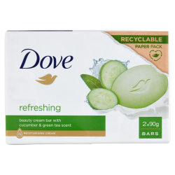 8720181481086Dove Sapone Solido Go Fresh Cetriolo New 2x90gr