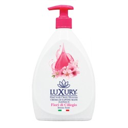 8033447586518 Luxury Sapone Liquido Fiori di Ciliegio Con Dispenser 750ml