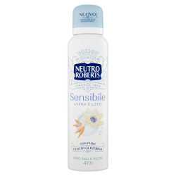 8002410011876Neutro Roberts Deo Spray Sensibile Avena e Loto 150ml