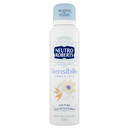 8002410011876Neutro Roberts Deo Spray Sensibile Avena e Loto 150ml