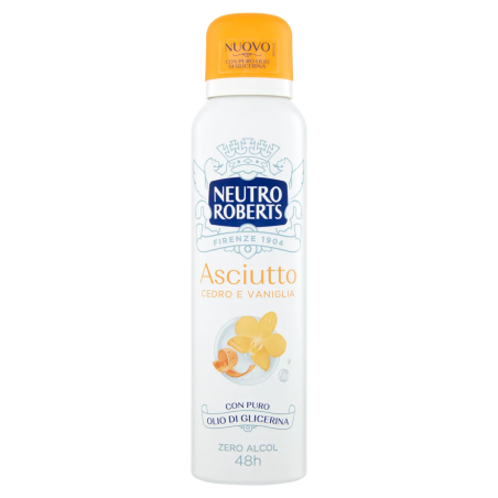 8002410011913Neutro Roberts Deo Spray Asciutto Cedro & Vaniglia 150ml