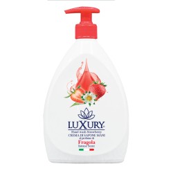8033447586587Luxury Sapone Liquido Fragola Con Dispenser 750ml
