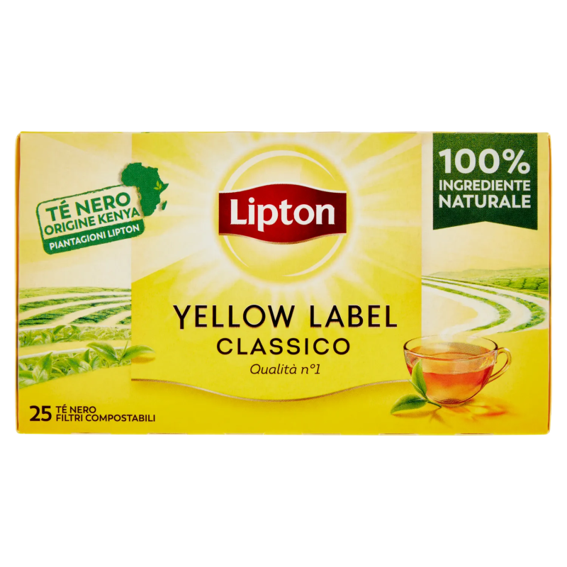 8720608008179 Lipton Tè Yellow Label Classico 25 Filtri