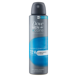 8720181284274Dove Deo Spray Advanced Care Clean Comfort 150ml