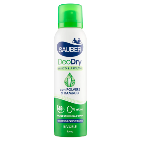 8005520000655Sauber Deo Spray Dry 150ml