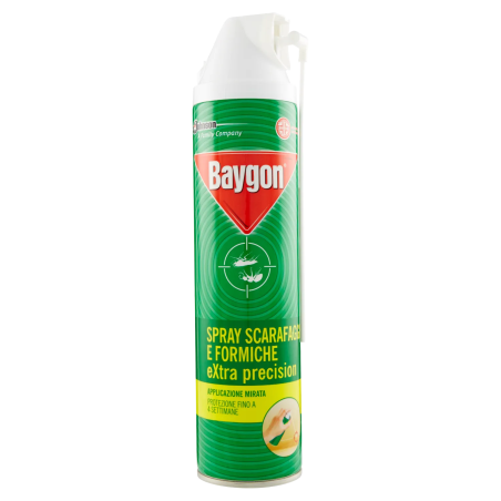 5000204071665 Baygon Spray Scarafaggi e Formiche Extra Precision 400ml