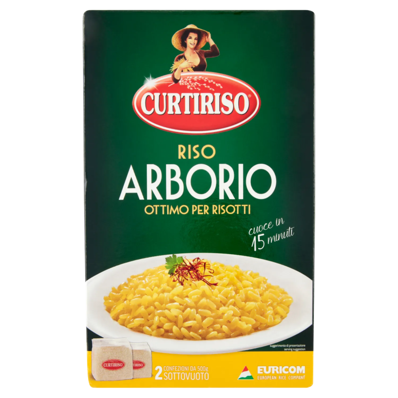 8017759011104Curtiriso Riso Arborio 2x500gr 8017759011104Curtiriso Riso Arborio 2x500gr