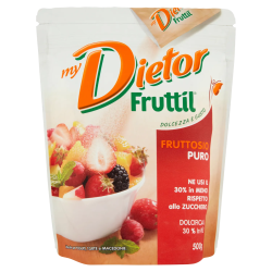 8013399135507My Dietor Fruttil Fruttosio Puro Busta 500gr