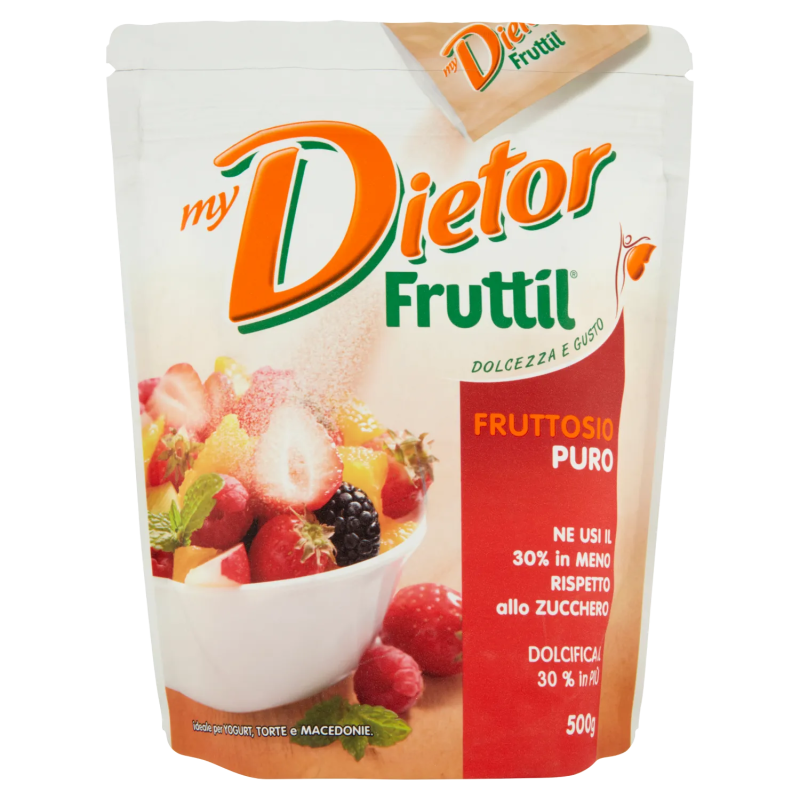 8013399135507My Dietor Fruttil Fruttosio Puro Busta 500gr