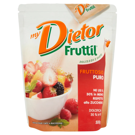 8013399135507My Dietor Fruttil Fruttosio Puro Busta 500gr