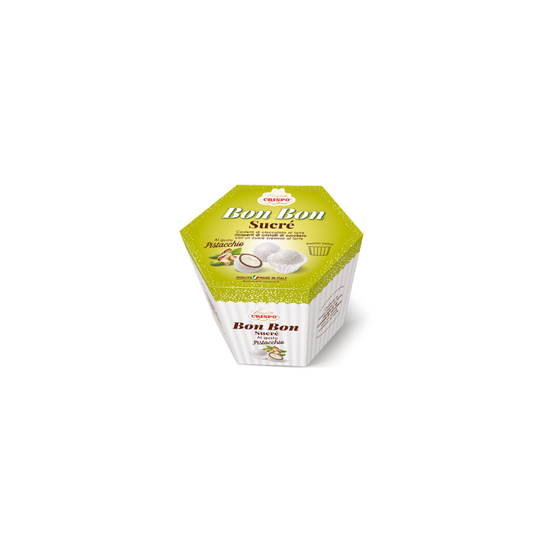 8005085730004Crispo Bon Bon Sucre Pistacchio 500gr