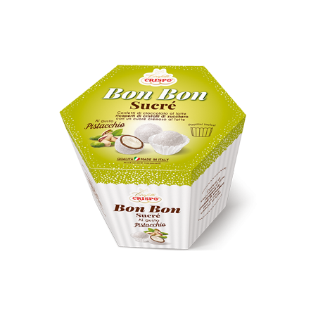 8005085730004Crispo Bon Bon Sucre Pistacchio 500gr