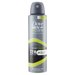 8720181284458Dove Deo Spray Advanced Men Sport Fresh 150ml