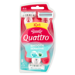4027800408405Wilkinson Woman Quattro Sensitive 3+1pz